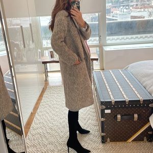 J Crew wool overcoat XXS beige - new